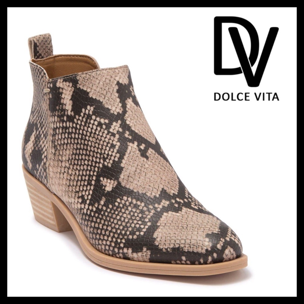 DOLCE VITA Westa Booties Snake Print Stella - Picture 7 of 10